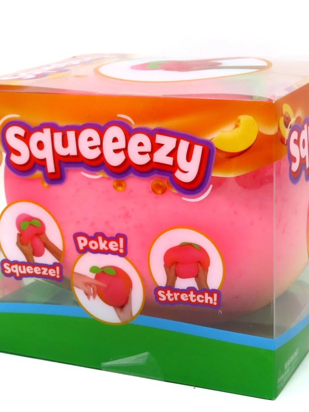 Squeezey Pink Peach Squeezy Sensory Toy